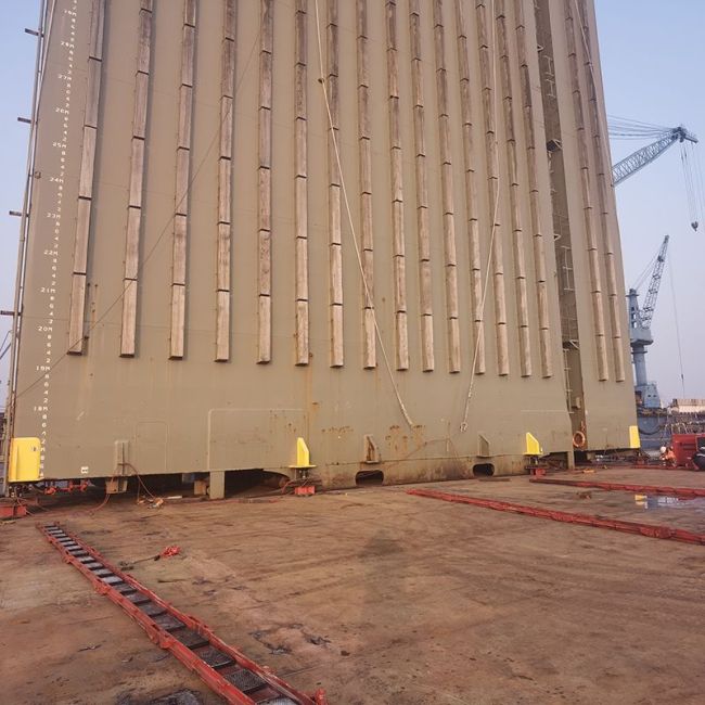 Boskalis Jack up and skidding, 800t, 2020
