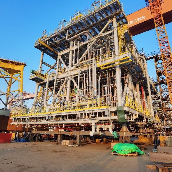 YINSON ANNA NERY FPSO module weighing, 2,000t/each, 2021